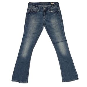 Mavi Leigh Mid-Rise Slim Bootcut Jeans